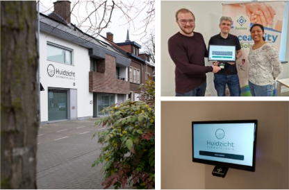 Compacte muurkiosk Akam biedt slimme selfservice aan patiënten